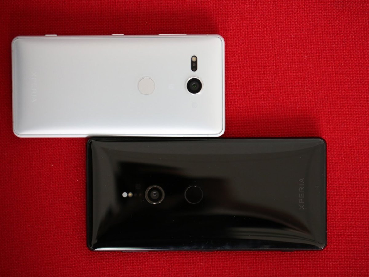 XZ2 und XZ2 Compact nebeneinander