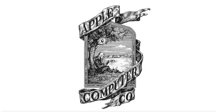 Das ursprüngliche Apple-Logo von 1976