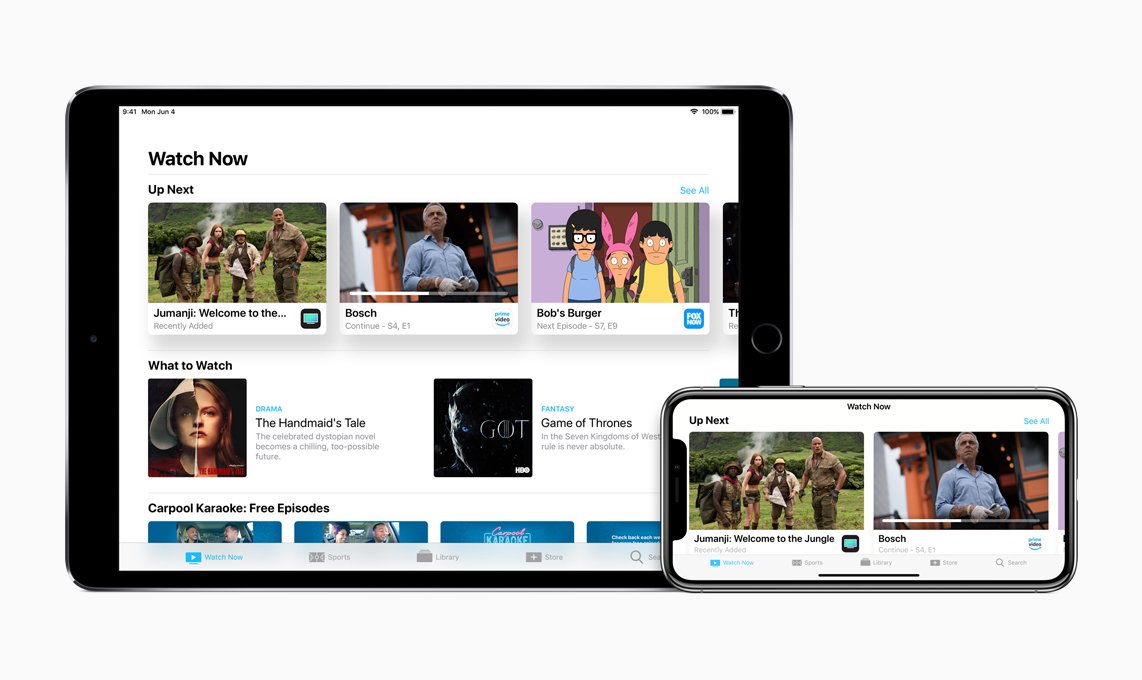 Du kannst auch dein iPad oder iPhone als Fernbedienung für Apple TV verwenden.
