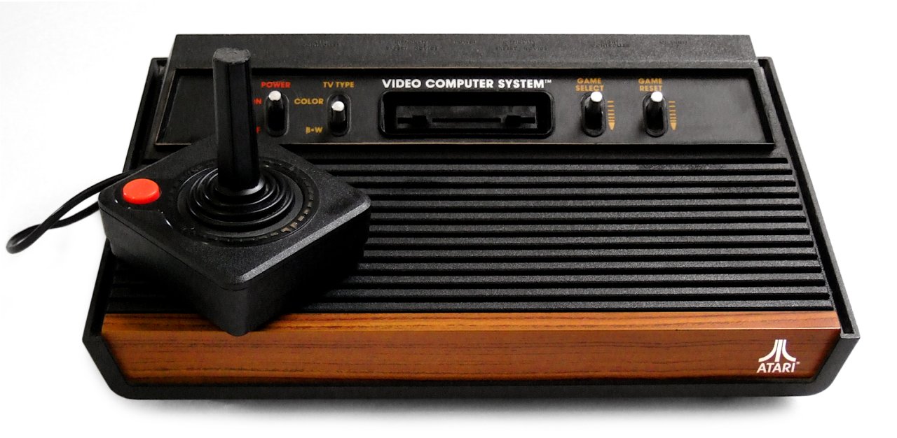 Die "Atari 2600" mit Joystick