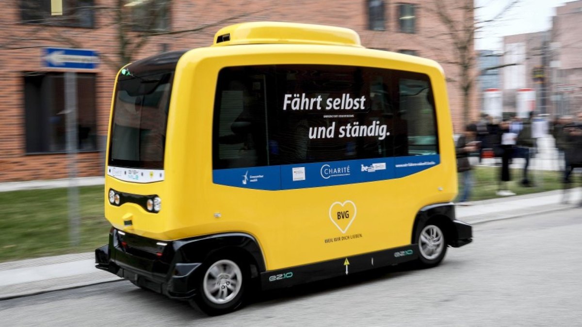 Autonomer Kleinbus in Berlin