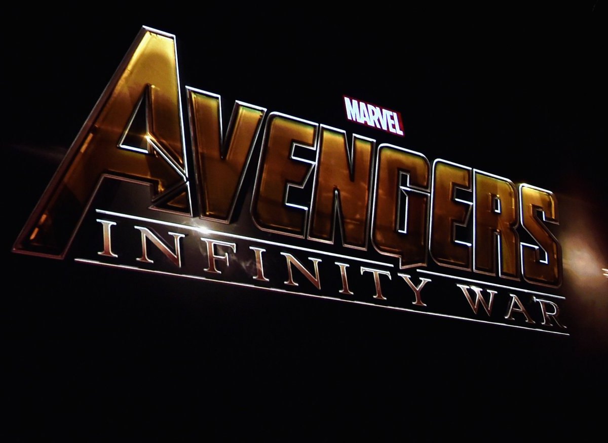 Das Logo des Disney-Films Avengers: Infinity War.