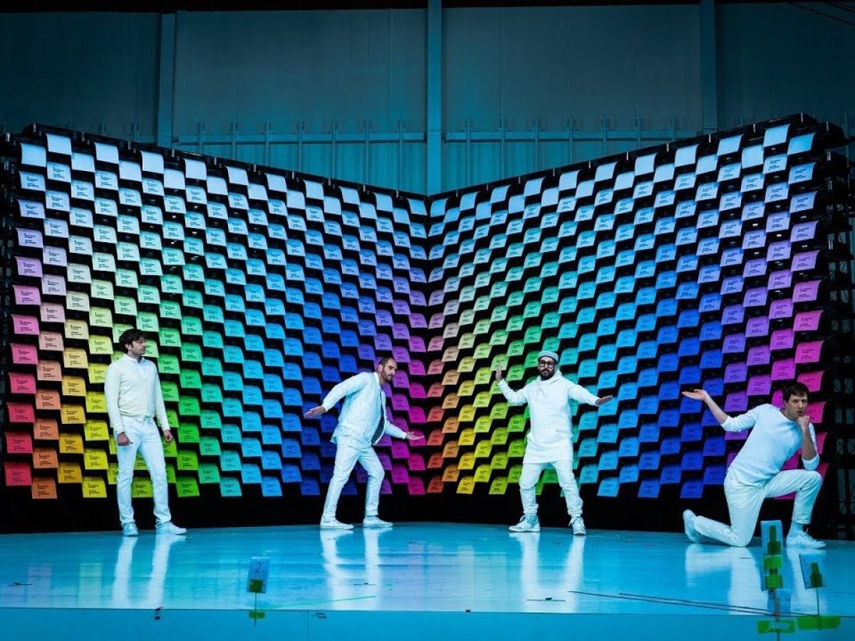 OK Go performt im Video zu Obsession mit Druckern.