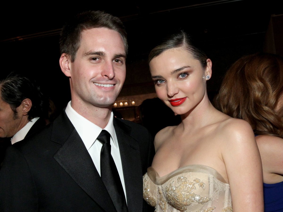 Das Paar: Snapchat-Gründer Evan Spiegel und Model Miranda Kerr