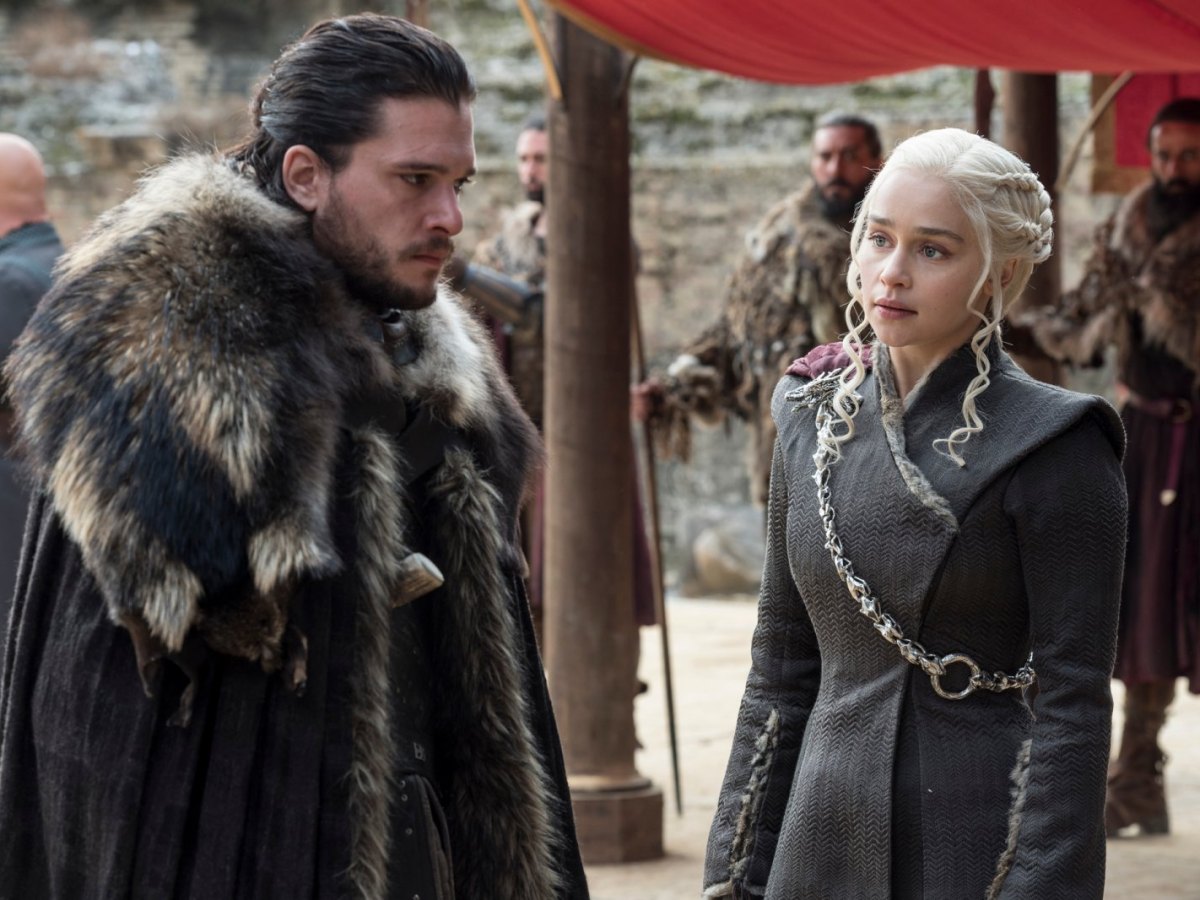 Jon Snow und Daenerys Targaryen in "Game of Thrones"