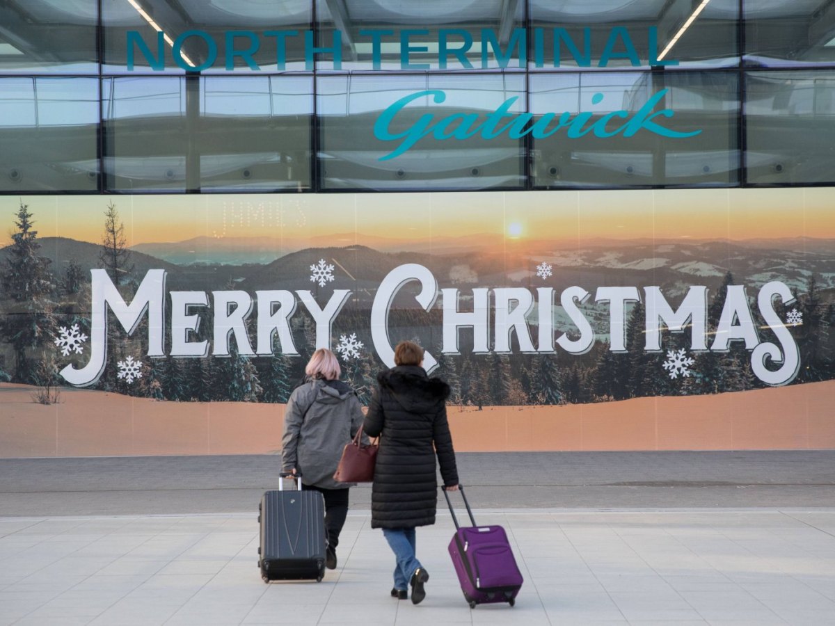 Gatwick Airport Merry Christmas