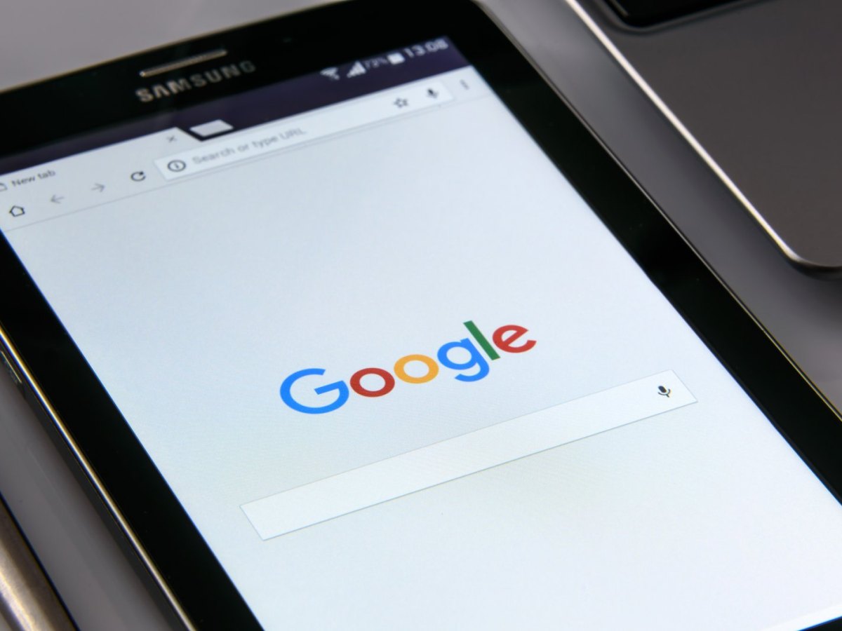 Google auf Smartphone