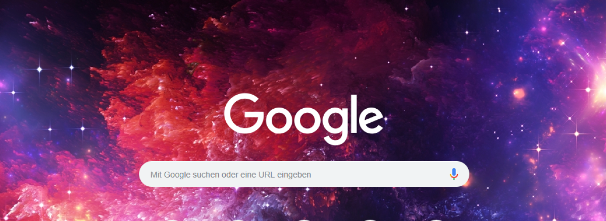 Browserhintergrund ändern bei Google Chrome.