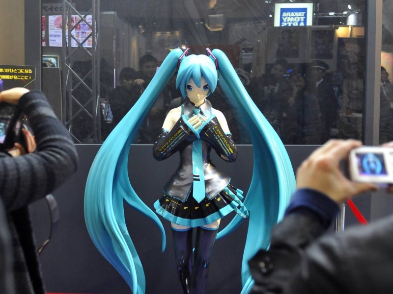 Die Manga-Figur Hatsune-Miku