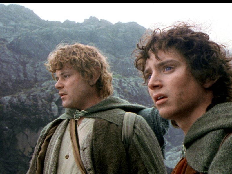 Frodo und Sam Herr der Ringe