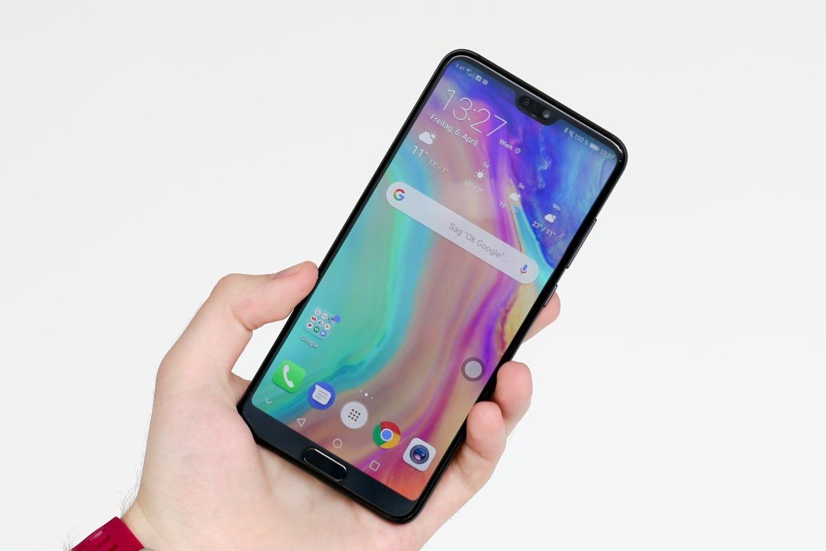 Das Smartphone Huawei P20 Pro.