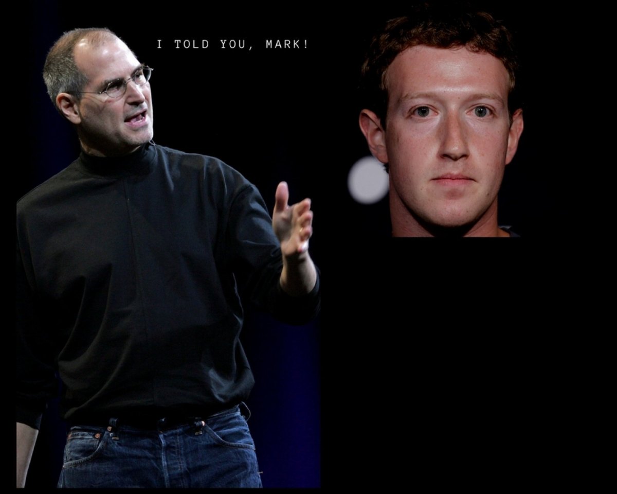 Steve Jobs / Mark Zuckerberg