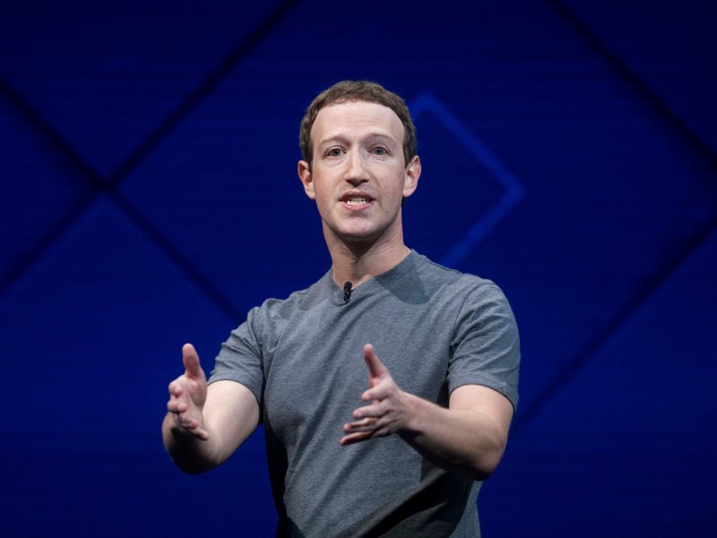 Facebook CEO Mark Zuckerberg speaks at his company's annual F8 developer conference