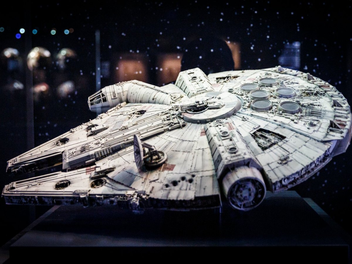 Original-Modell des Millennium Falcon