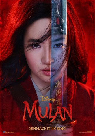 Das kraftvolle Teaser Poster für das Live-Action-Remake des Disney-Klassikers "Mulan".