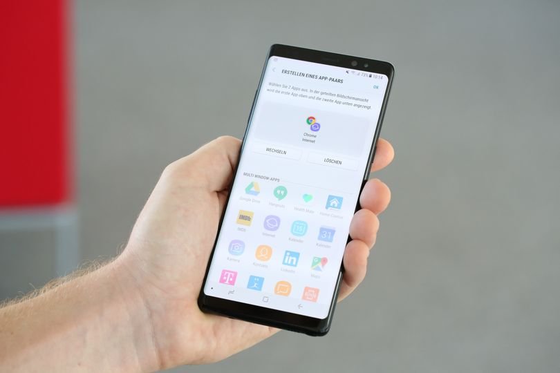 Die Software des Note 8