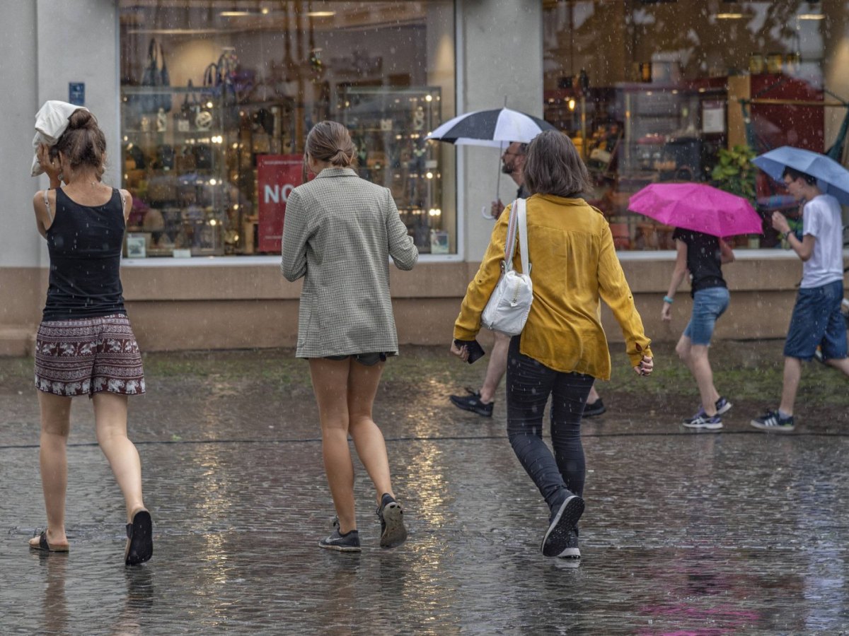 Ein Sommerregen in Saarbrücken