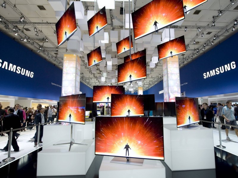 Samsung Fernseher auf der IFA 2012