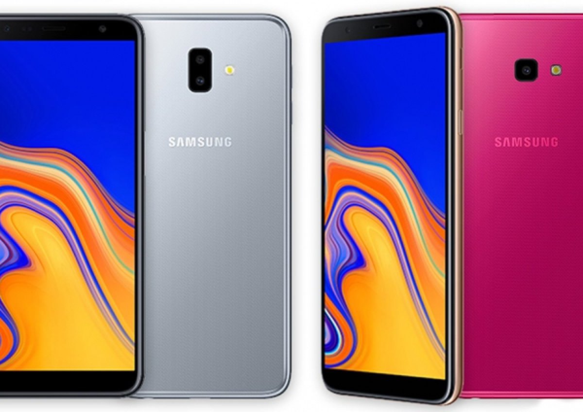 Samsung Galaxy J6 Plus (links) und Galaxy J4 Plus (rechts)