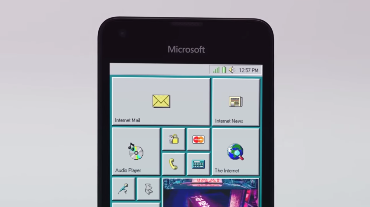 Smartphone mit Windows 95