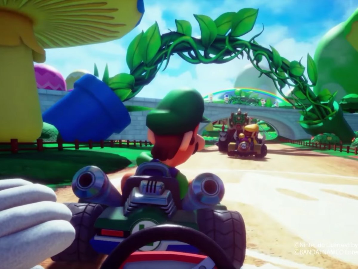 Virtual-Reality-Version von Mario Kart (Screenshot)