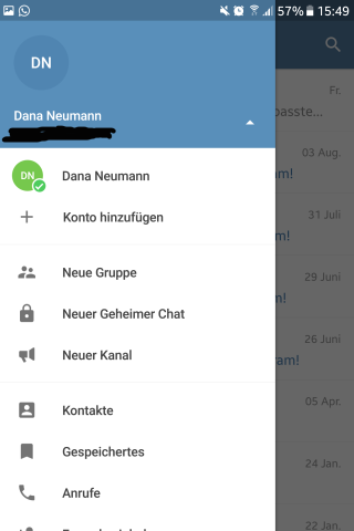 Telegram-Trick: Wollt ihr verschiedene Konten hinzufügen?