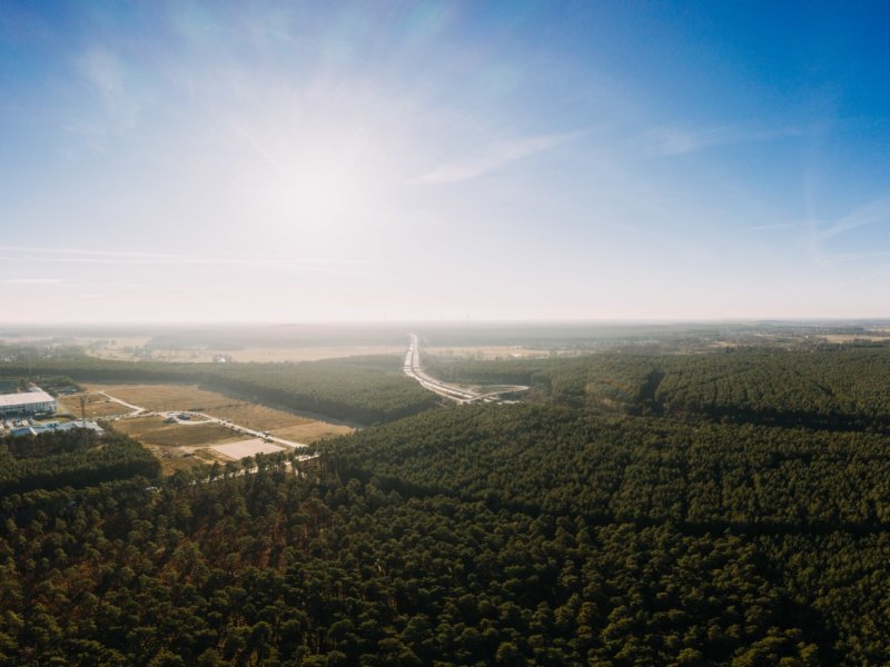 Teslas Gigafactory Grünheide Brandenburg