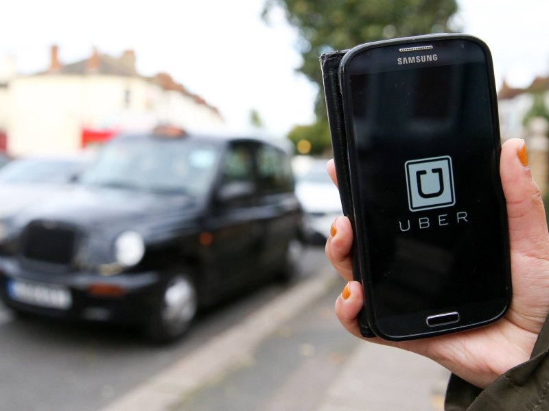 In London wird Uber rege genutzt.