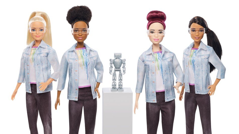Barbie konstruiert jetzt Roboter.