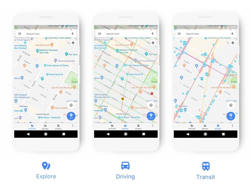 Neues Google Maps Screenshots