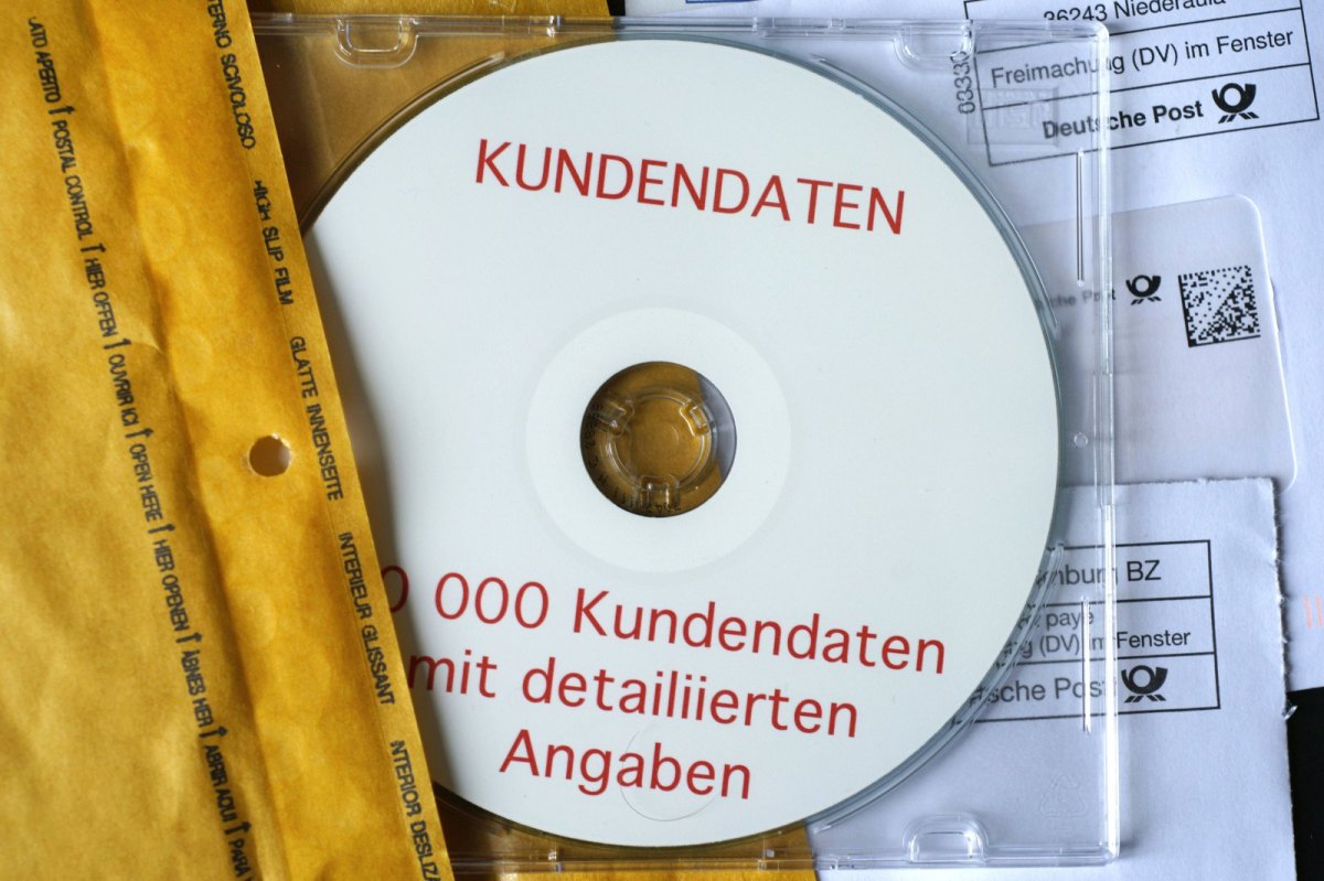 CD mit Kundendaten