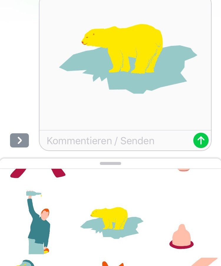 Die App "Declined Emojis: part 1" wendet sich den im Unicode nicht enthaltenen Emojis zu.