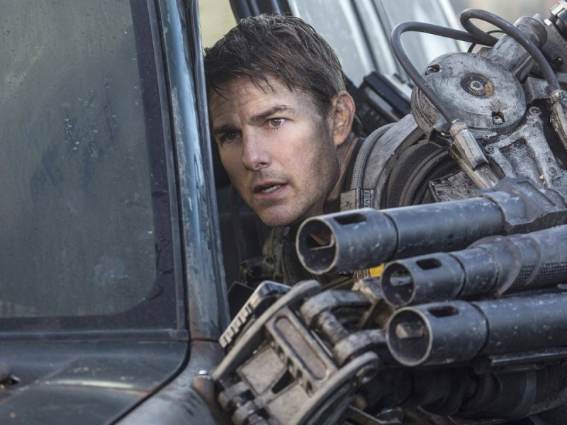 Tom Cruise in Edge of Tomorrow.