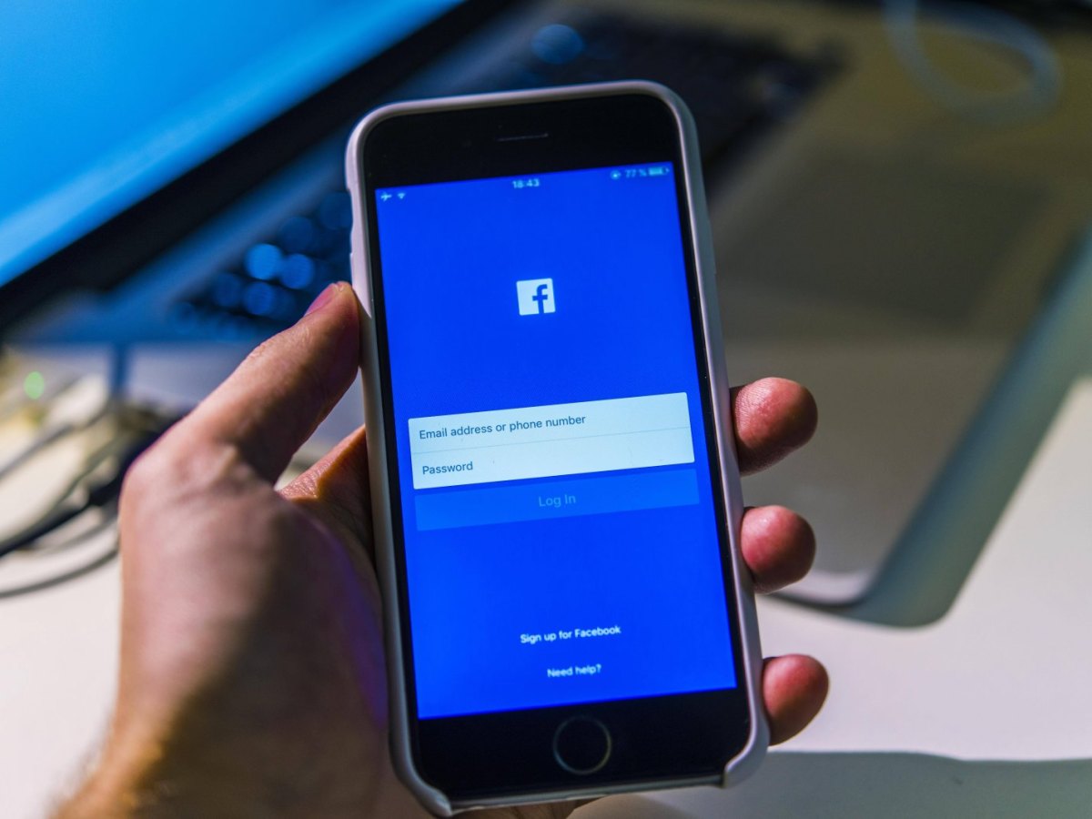 Facebook auf dem Smartphone