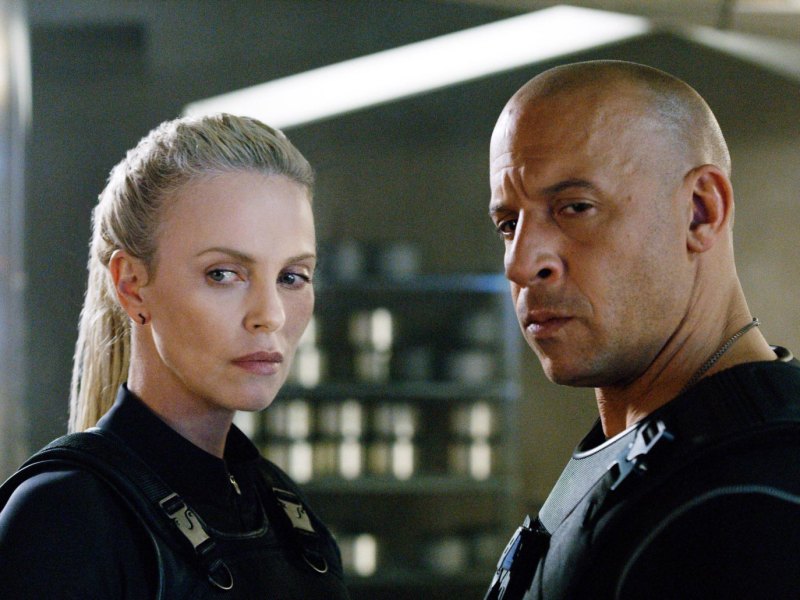 fast and furious 8 charlize theron vin diesel