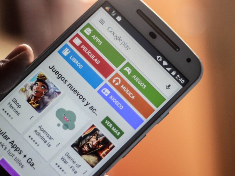 Der Playstore auf einem Android-Smartphone