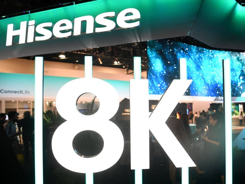 Hisense Stand auf Messe