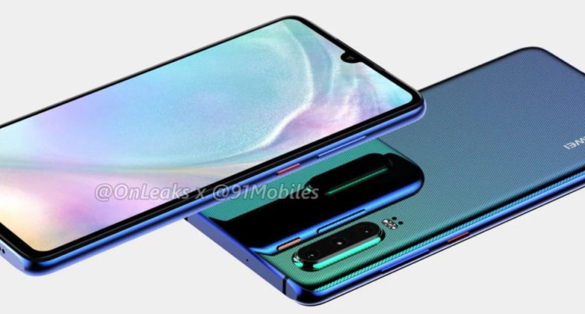 Vorder- und Rückansicht des neuen Huawei P30 Pro