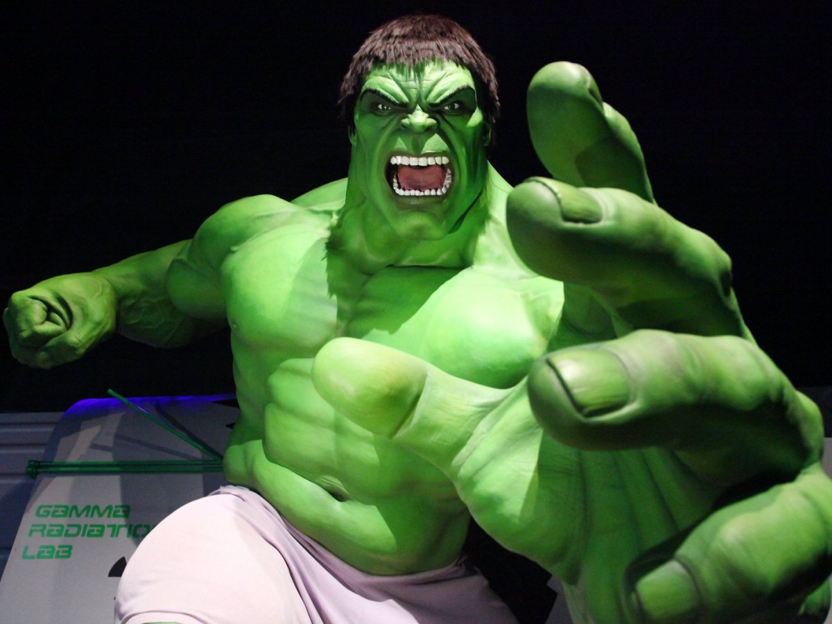 Figur des unglaublichen Hulk