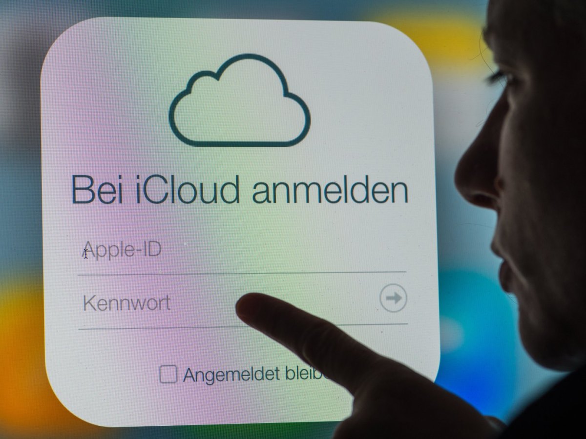 "Bei iCloud anmelden"