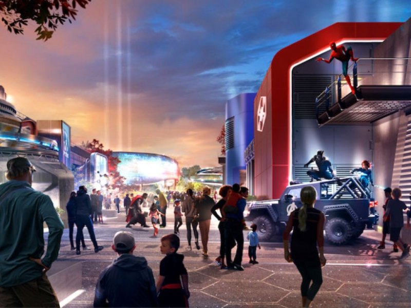 So wird das Marvel-Areal im Disneyland Paris aussehen.