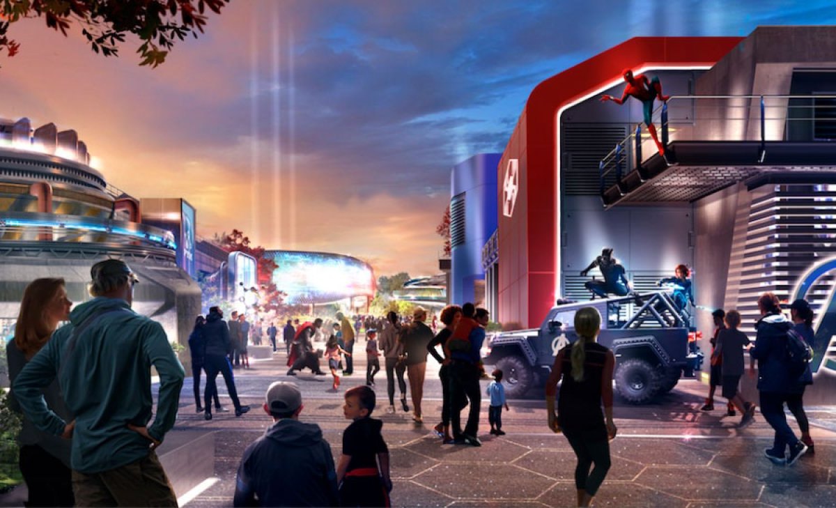 So wird das Marvel-Areal im Disneyland Paris aussehen.