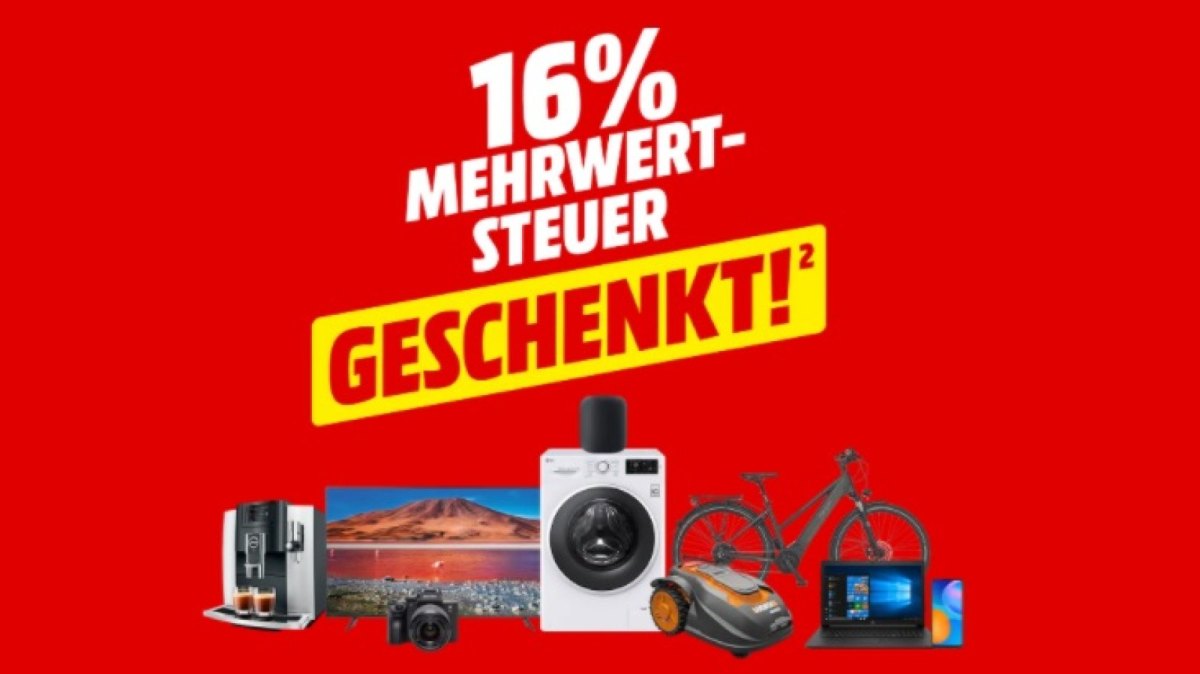 Rabattaktion zur MwSt von Media Markt