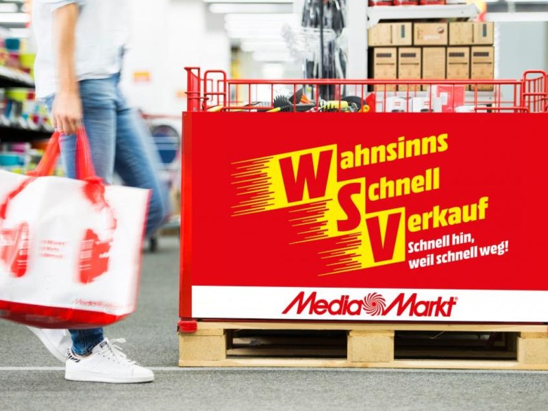 Wahnsinns-Schnell-Verkauf bei Media Markt