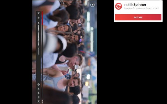 Mit "Netflix Flip" kannst du dir dein Netflix Videobild nach Belieben zurecht drehen. 