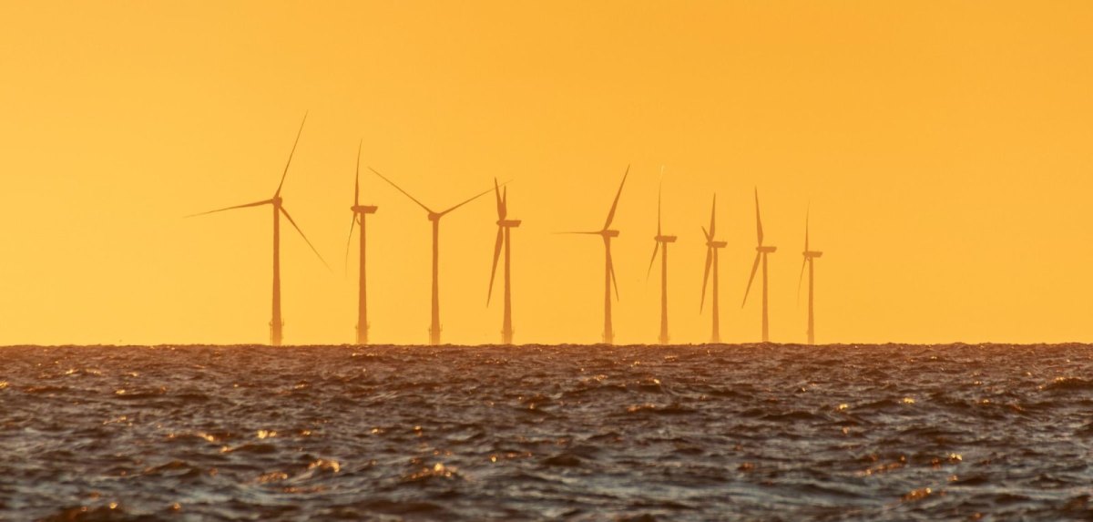 Offshore-Windpark vor der niederländischen Küste