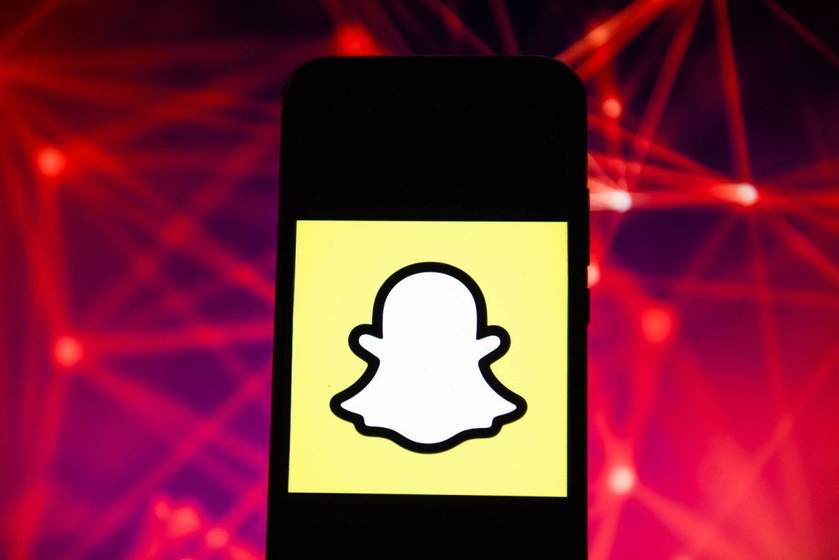 Snapchat-App auf dem Handy