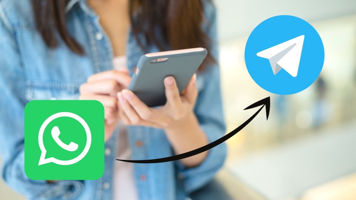 Telegram- und WhatsApp-Logo.