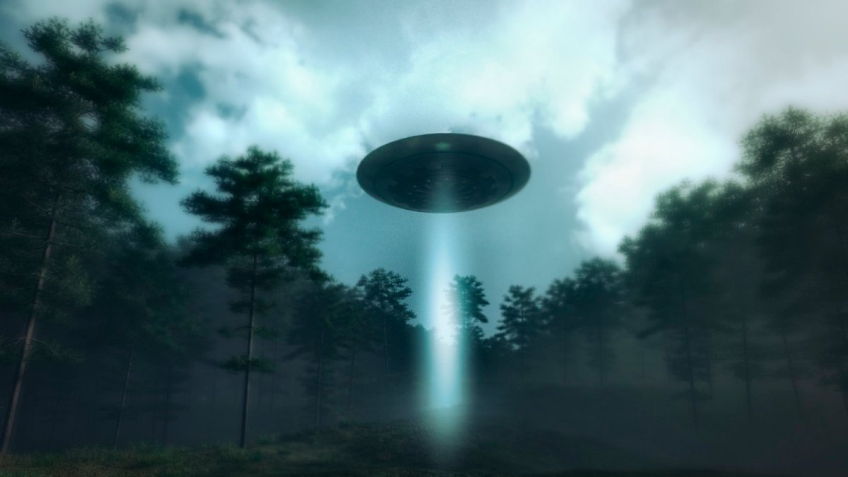 Illustration eines UFOs.