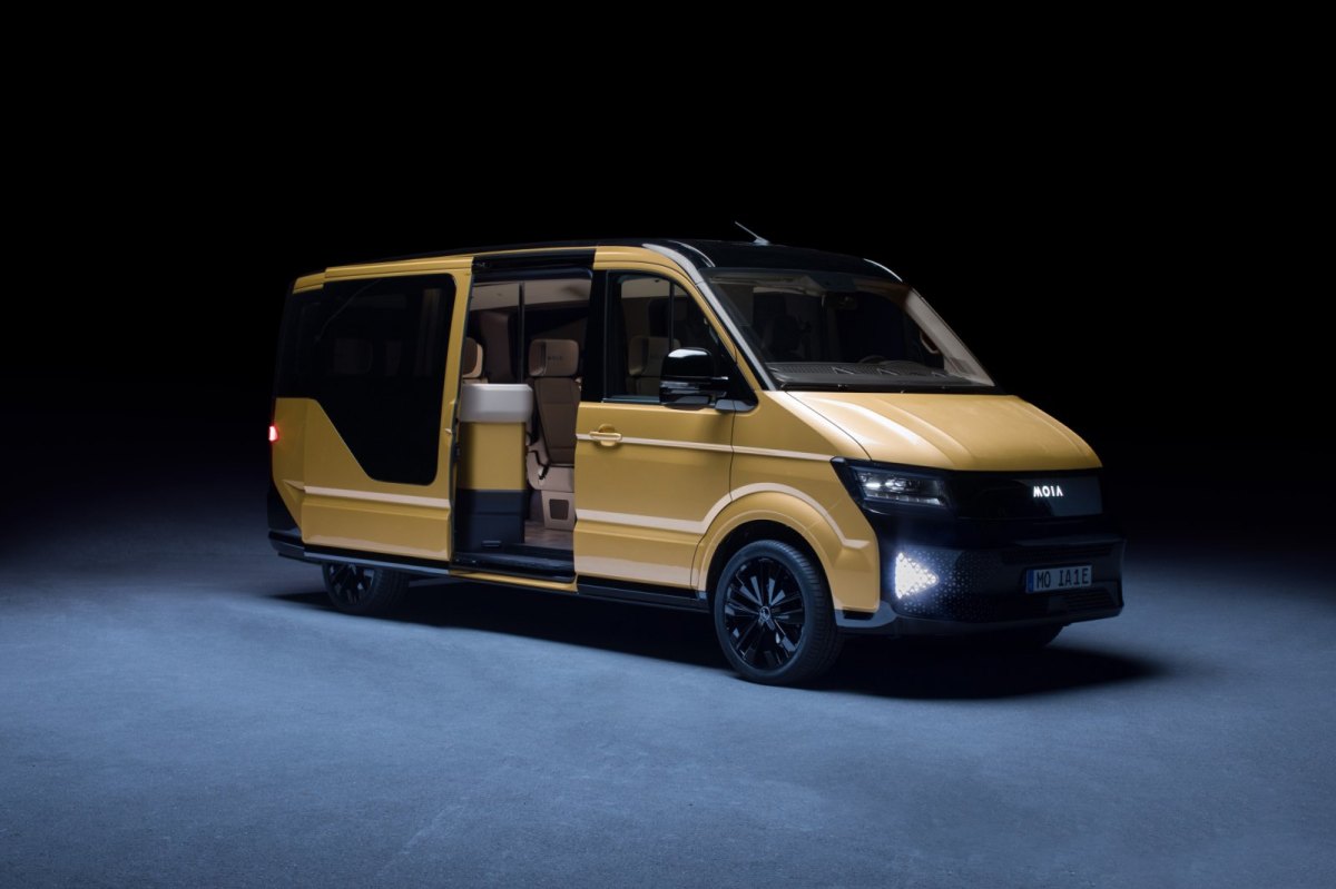 Foto des Elektro-Minibusses von VW Moia